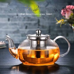 Glass Teapot 400 Ml - Ss Strainer (Cd-400M) - Thumbnail