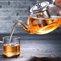 Glass Teapot 400 Ml - Ss Strainer (Cd-400M) - Thumbnail