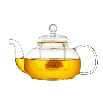 Glass Teapot 600 Ml - Glass Strainer (Cd-600B)