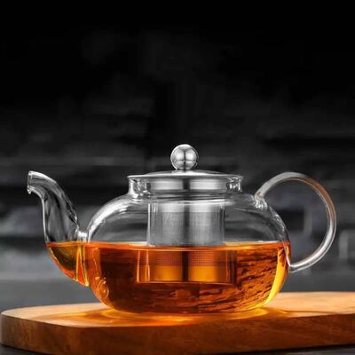 Glass Teapot 600 Ml - Ss Strainer (Cd-600M)