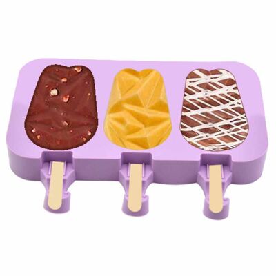 ice Cream Mold + 50 Wooden Stick (Mdk-03)