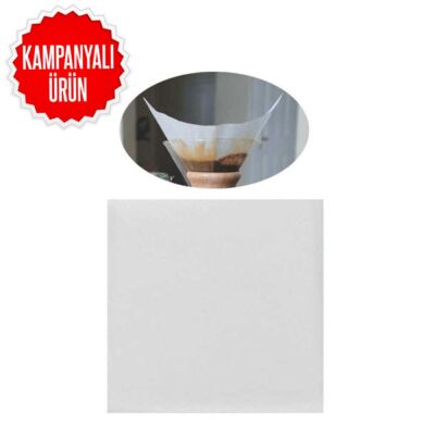 Kahve Filtresi - Kâğıt Cam Kahve Demleme Beyaz (CHX-15) - 1