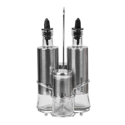Leylak Oil Bottle 300 Ml&Salt Shaker Set (Lst-04) - EPİNOX MARKA
