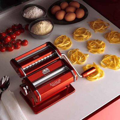 Marcato Atlas 150 Pasta Machine Red - 2