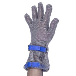 Mesh Glove Ss Blue (L) (El-Uzm) - 