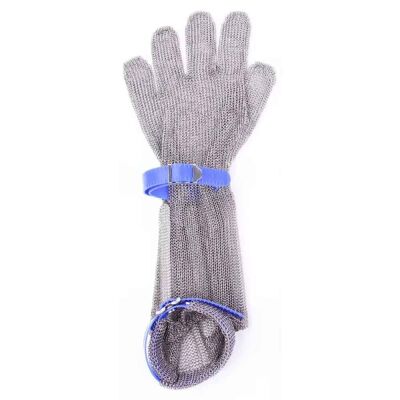 Mesh Glove Ss Blue (M) - 1