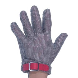 Mesh Glove Ss Red (M) (El-K2M) - Thumbnail