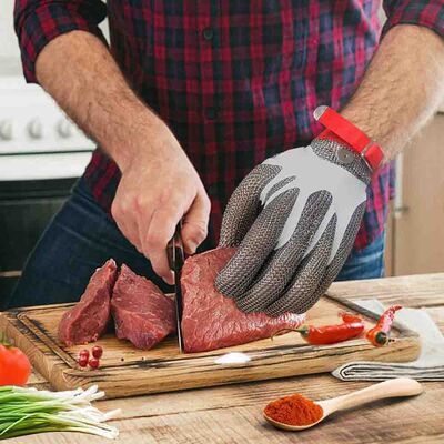 Mesh Glove Ss Red (M) (El-K2M) - 4