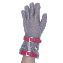 Mesh Glove Ss Red (M) (El-Uzk) - Thumbnail