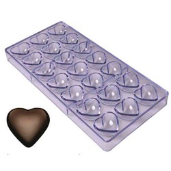EPİNOX PASTRY - Polikarbon Çikolata Kalıbı Kalp 27.5x13.5 Cm (KLP-15)