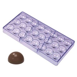 EPİNOX PASTRY - Polikarbon Çikolata Kalıbı Küre 27.5x13.5 Cm (KEP-16)