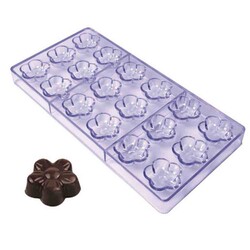 Polycarbon Chocolate Mould Flowers (Ccp-13) - Thumbnail