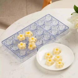 Polycarbon Chocolate Mould Flowers (Ccp-13) - Thumbnail