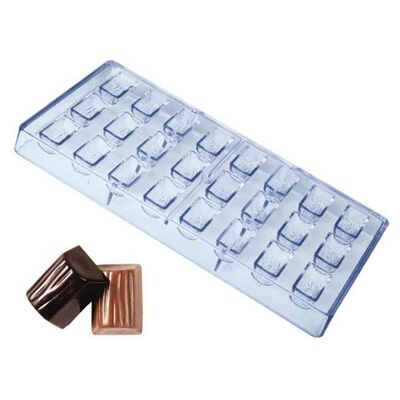 Polycarbon Chocolate Mould Rectangular (Ddp-18) - 1