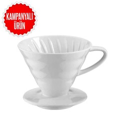 EPİNOX COFFEE TOOLS MARKA - Seramik Demleme Beyaz (FSB-2)