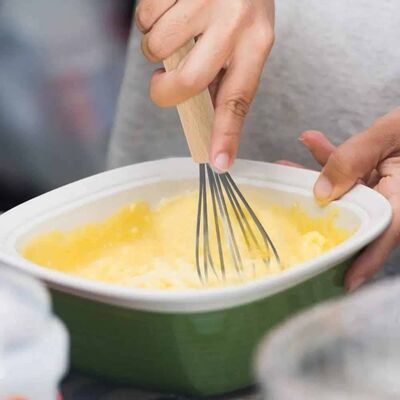 Silicone Beater With Wooden Handle 25 Cm (Sap-30) - 3