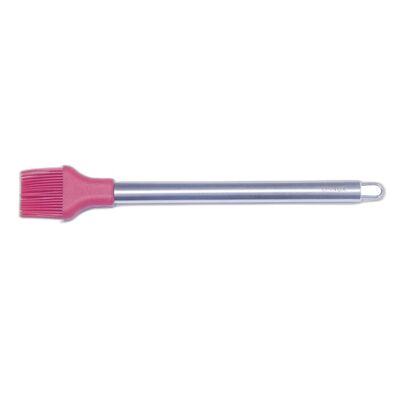 Silicone Brush-Steel Handle Red (Csk-25)