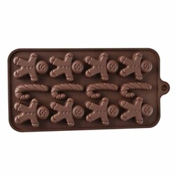 Silicone Chocolate Mold - Cookie Man (SCK-76) - 