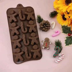 Silicone Chocolate Mold - Cookie Man (SCK-76) - Thumbnail