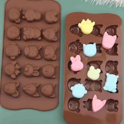 Silicone Chocolate Mold - Mixed Animals (SCK-21)