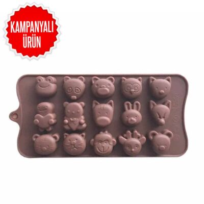 Silicone Chocolate Mold - Mixed Animals (SCK-21) - 1