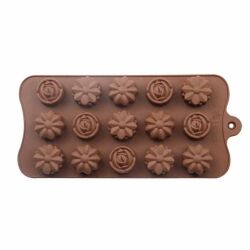 Silicone Chocolate Mold - Mixed Cookies (SCK-32) - 