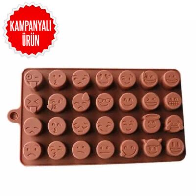 Silicone Chocolate Mold - Mixed Emoji (SCK-43) - 1