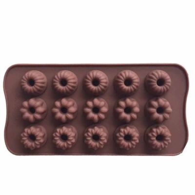 Silicone Chocolate Mold - Mixed Flowers (SCK-10) - 2