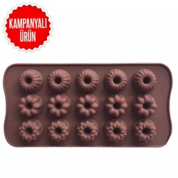 Silicone Chocolate Mold - Mixed Flowers (SCK-10) - 1