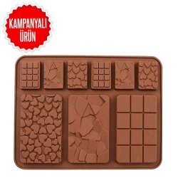 Silicone Chocolate Mold - Mixed Tablet (SCK-87) - EPINOX PASTRY