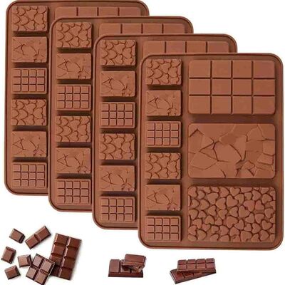 Silicone Chocolate Mold - Mixed Tablet (SCK-87)