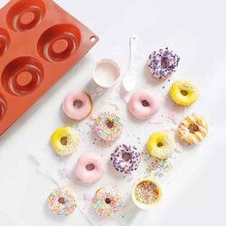 Silicone Chocolate Mould Donut (Dnt-29) - Thumbnail