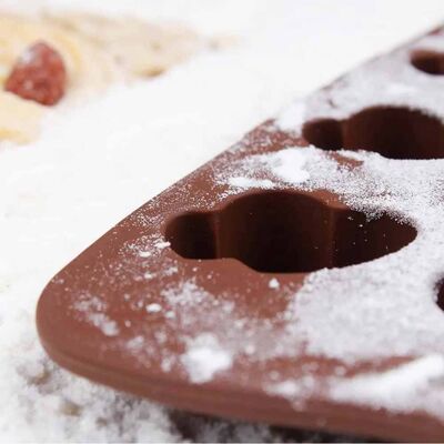 Silicone Chocolate Mould Double Heart (ikl-14)
