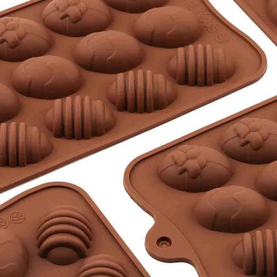 Silicone Chocolate Mould Egg (Ymr-21) - 4