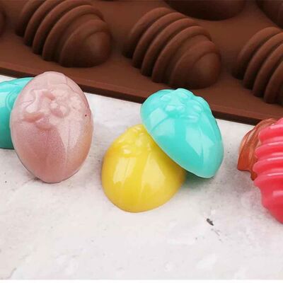 Silicone Chocolate Mould Egg (Ymr-21) - 3