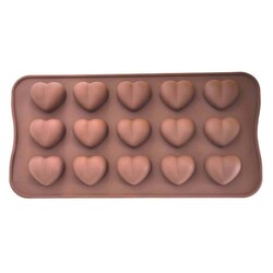 EPİNOX PASTRY MARKA - Silicone Chocolate Mould Heart (Klp-21)