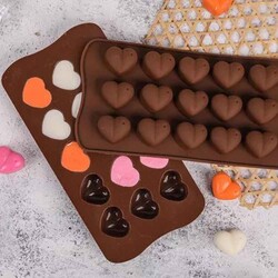 Silicone Chocolate Mould Heart (Klp-21) - Thumbnail