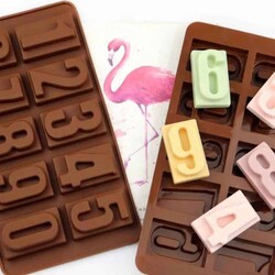 Silicone Chocolate Mould Numbers (Rkm-10) - Thumbnail