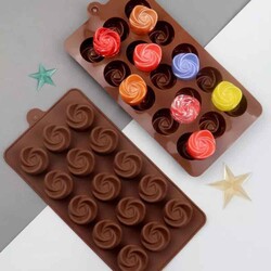 Silicone Chocolate Mould Rose (Gl-21) - 6