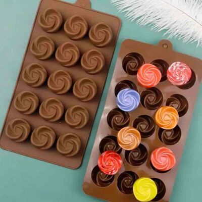 Silicone Chocolate Mould Rose (Gl-21)