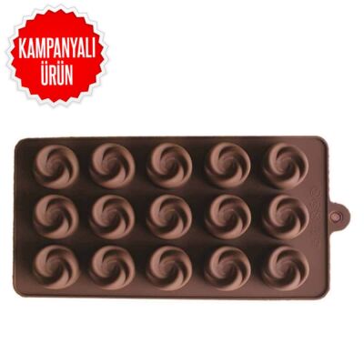 Silicone Chocolate Mould Rose (Gl-21) - 1