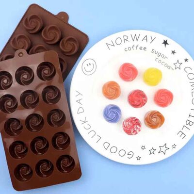 Silicone Chocolate Mould Rose (Gl-21) - 3