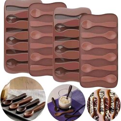 Silicone Chocolate Mould Spoon (Kak-15) - 5