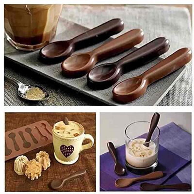 Silicone Chocolate Mould Spoon (Kak-15) - 6