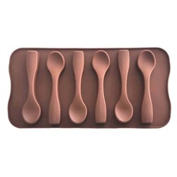 EPİNOX PASTRY MARKA - Silicone Chocolate Mould Spoon (Kak-15)