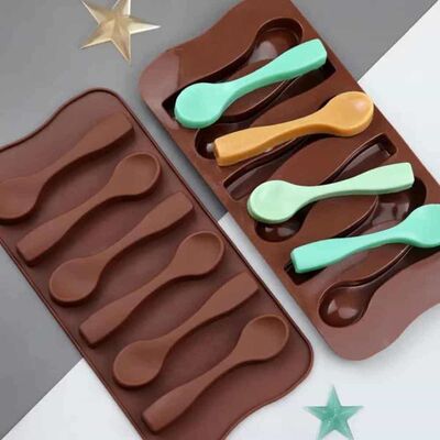 Silicone Chocolate Mould Spoon (Kak-15) - 5