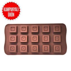 Silicone Chocolate Mould Square (Krs-20) - EPINOX PASTRY