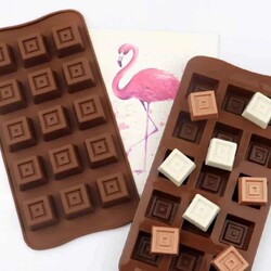 Silicone Chocolate Mould Square (Krs-20) - Thumbnail