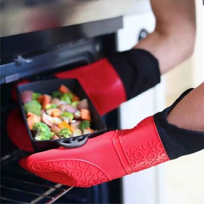 Silicone Glove -Red (Slk-Eldk) - 2