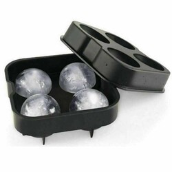 EPİNOX PASTRY MARKA - Silicone Ice Mold - 4 Balls (TBK-45)